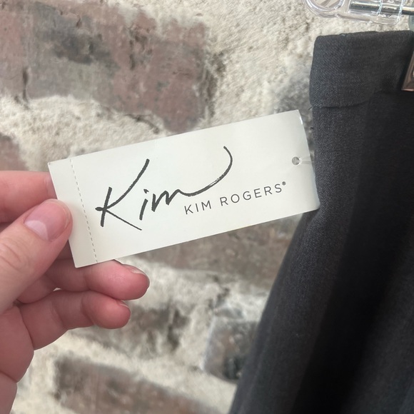 NWT Kim Rogers Gray Skirt - 14 - Picture 4 of 5